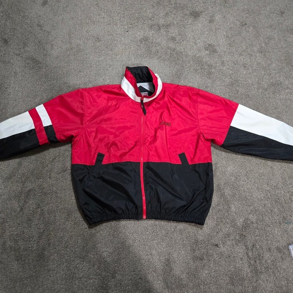 Spinnaker Other - Vintage Spinnaker by Trimark CCS Windbreaker Jacket Red Black White Mens Large‎